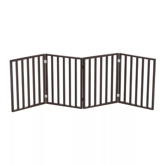 4-Panel Freestanding Foldable Indoor Pet Fence