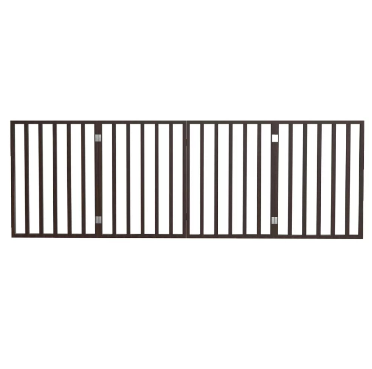4-Panel Freestanding Foldable Indoor Pet Fence